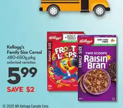 Longo's Family Size Cereal offer