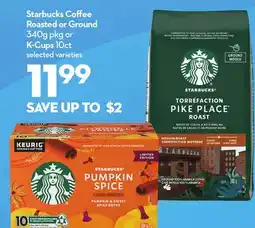 Longo's Coffee Roasted or Ground 340g pkg or K-Cups 10ct offer