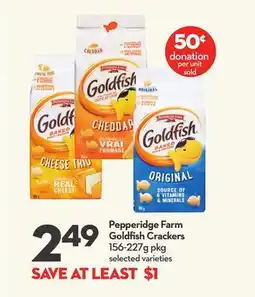 Longo's Goldfish Crackers offer