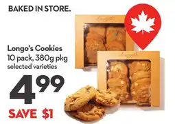 Longo's Cookies offer