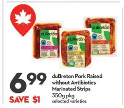 Longo's Pork Raised without Antibiotics Marinated Strips offer