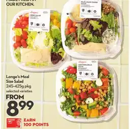 Longo's Meal Size Salad offer