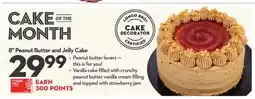 Longo's 8 Peanut Butter and Jelly Cake offer