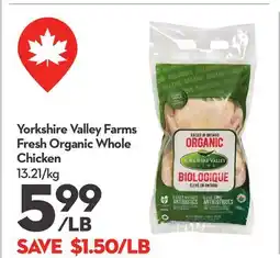 Longo's Fresh Organic Whole Chicken offer