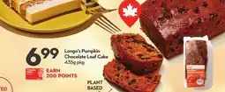 Longo's Pumpkin Chocolate Loaf Cake offer
