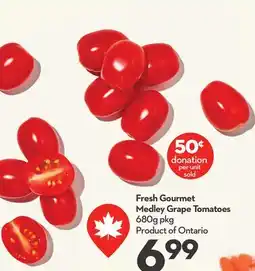 Longo's Fresh Gourmet Medley Grape Tomatoes offer