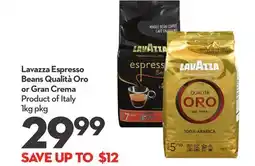 Longo's Espresso Beans Qualità Oro or Gran Crema offer