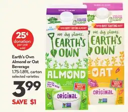 Longo's Almond or Oat Beverage offer