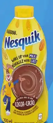 Longo's Nesquik Chocolate Syrup 510-700ml or Powder 540g pkg offer