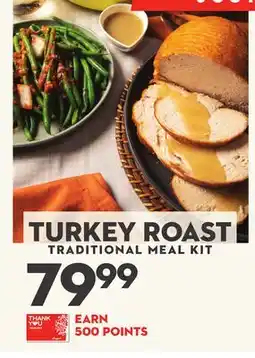 Longo's TURKEY ROAST TRADITIONAL MEAL KIT offer