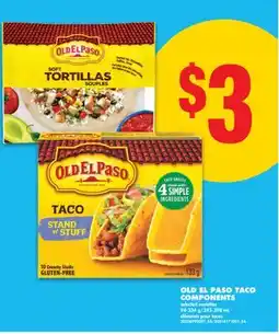 No Frills OLD EL PASO TACO COMPONENTS, 94-334 g/243-398 mL offer