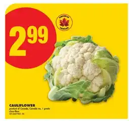 No Frills CAULIFLOWER offer