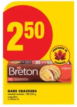 No Frills DARE CRACKERS, 100-225 g offer