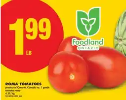 No Frills ROMA TOMATOES offer
