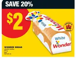 No Frills WONDER BREAD, 675 G offer