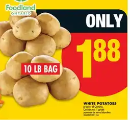 No Frills WHITE POTATOES, 10 LB BAG offer
