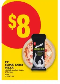 No Frills PC BLACK LABEL PIZZA, 370-420 g offer