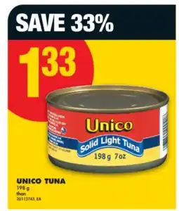 No Frills UNICO TUNA, 198 g offer