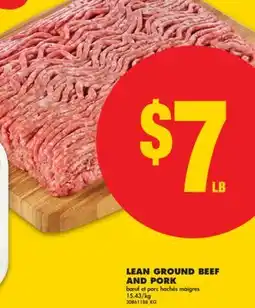 No Frills LEAN GROUND BEEF AND PORK offer