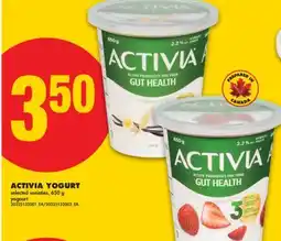No Frills ACTIVIA YOGURT, 650 G offer