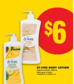 No Frills ST-IVES BODY LOTION, 600 mL offer
