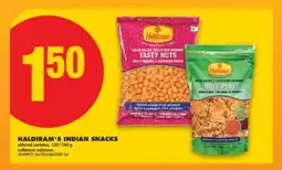 No Frills HALDIRAM'S INDIAN SNACKS, 150/160 g offer