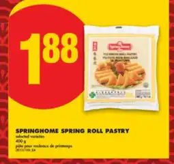 No Frills SPRINGHOME SPRING ROLL PASTRY, 400 g offer