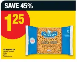 No Frills ITALPASTA, 750 g offer