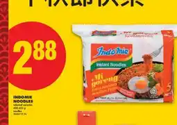 No Frills INDOMIE NOODLES, 400-425 g offer