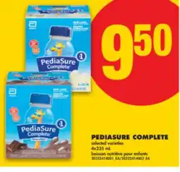 No Frills PEDIASURE COMPLETE, 4x235 mL offer