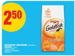 No Frills GOLDFISH CRACKERS 156-200 g or CRISPS 177 g offer