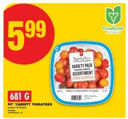 No Frills PC VARIETY TOMATOES, 681 G offer