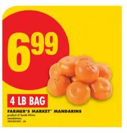 No Frills FARMER'S MARKET MANDARINS, 4 LB BAG offer