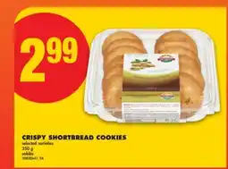No Frills CRISPY SHORTBREAD COOKIES, 350 G offer
