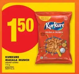 No Frills KURKURE MASALA MUNCH, 115 g offer
