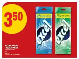 No Frills EXCEL GUM MULTIPACK, 3's offer