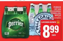 Food Basics PERRIER OR SANPELLEGRINO SPARKLING WATER offer