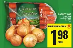 Food Basics CARROTS OR ONIONS offer