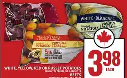 Food Basics WHITE, YELLOW, RED OR RUSSET POTATOES OR BEETS offer