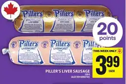 Food Basics PILLER'S LIVER SAUSAGE offer