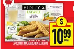 Food Basics PINTY'S EAT WELL GLUTEN FREE BREADED CHICKEN offer