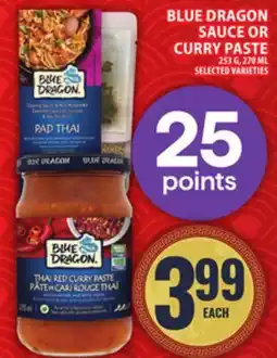 Food Basics BLUE DRAGON SAUCE OR CURRY PASTE offer