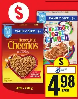 Food Basics GENERAL MILLS CEREAL offer