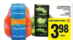 Food Basics CLEMENTINES OR LIMES offer