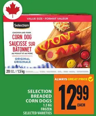 Food Basics SELECTION BREADED CORN DOGS offer