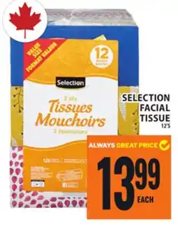 Food Basics SELECTION FACIAL TISSUE offer