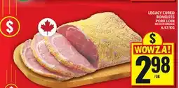 Food Basics LEGACY CURED BONELESS PORK LOIN offer
