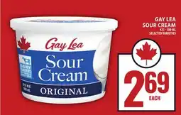 Food Basics GAY LEA SOUR CREAM offer