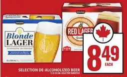Food Basics SELECTION DE-ALCOHOLIZED BEER offer