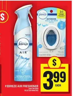 Food Basics FEBREZE AIR FRESHENER offer